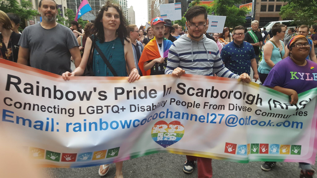 Rainbow’s Pride In Scarborough in the community!