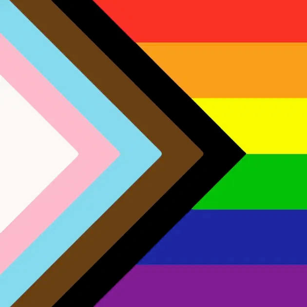 progressive Pride flag