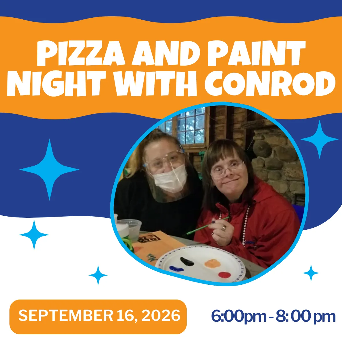 Pizza & Paint Night with Conrod September 16