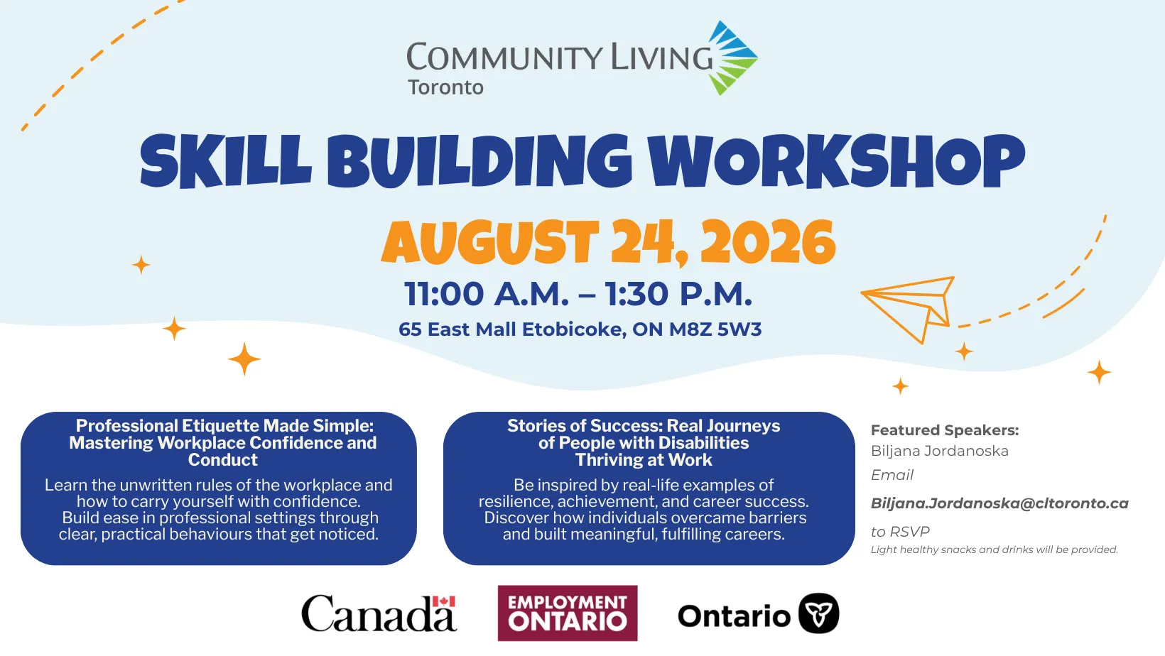 Skill Building Workshop Aug 24 - Poster