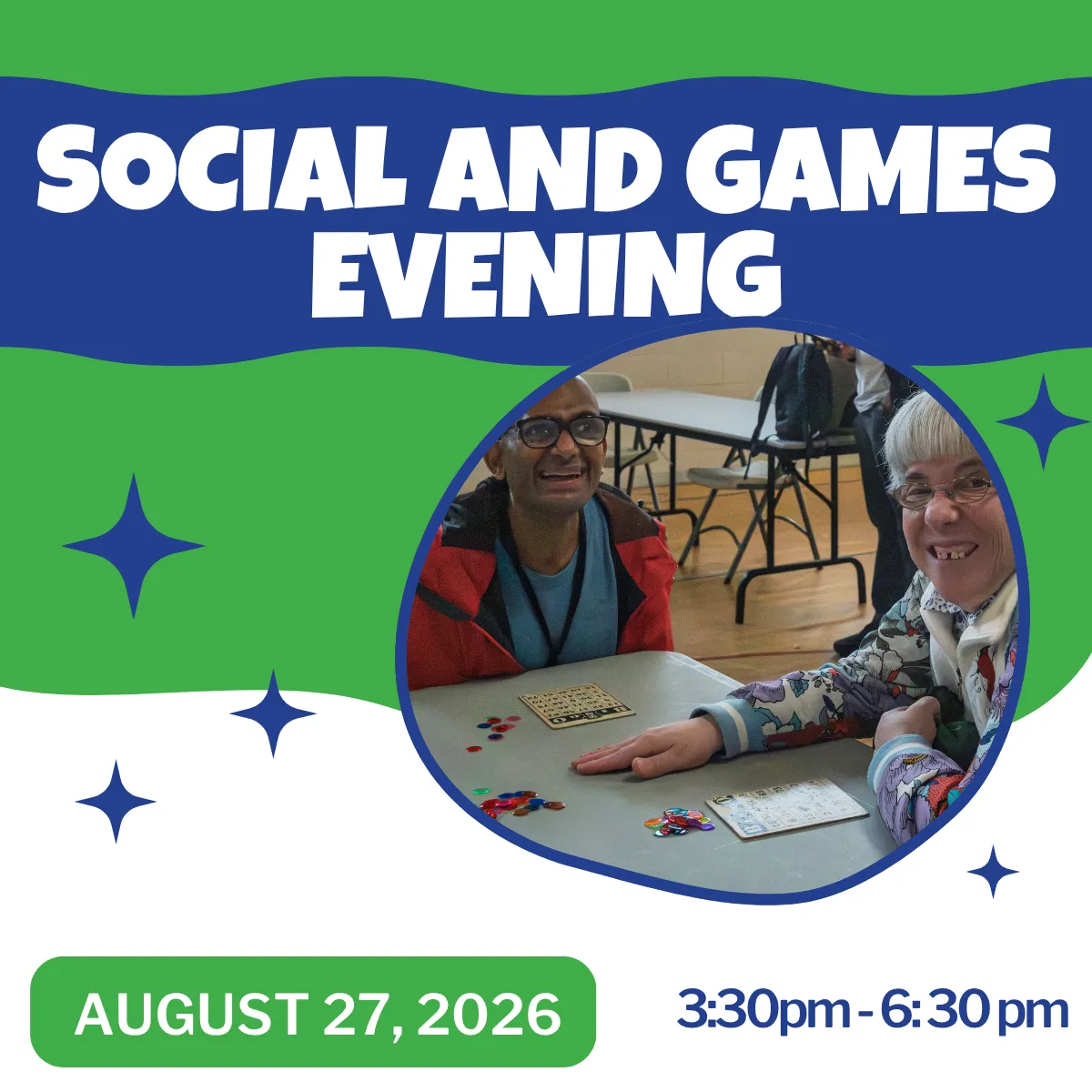 Social & Games Evening August 27