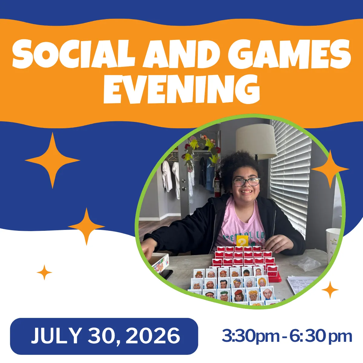 Social & Games Evening July 30